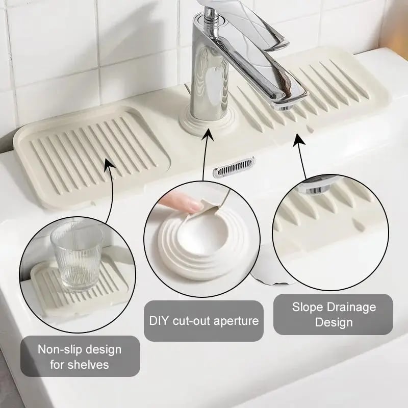 Faucet Guard & Draining Mat