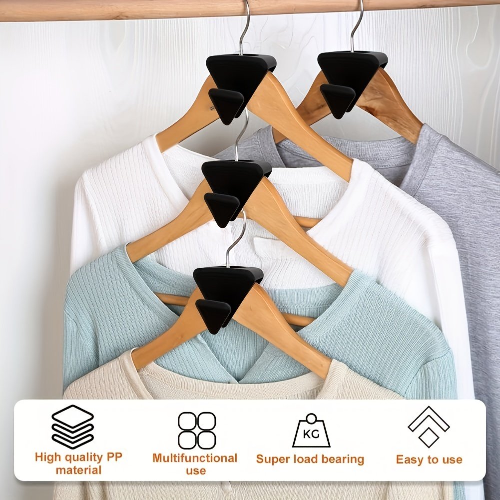 Space Saving Triangle Hanger Hooks (PACK OF 10)