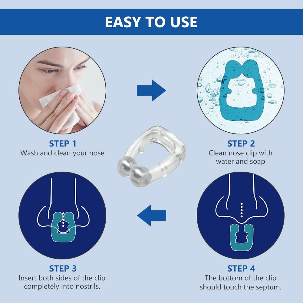 Anti Snoring Nose Clip (PACK OF 4)