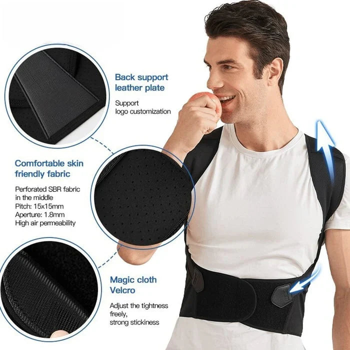 ADJUSTABLE BACK POSTURE BELT