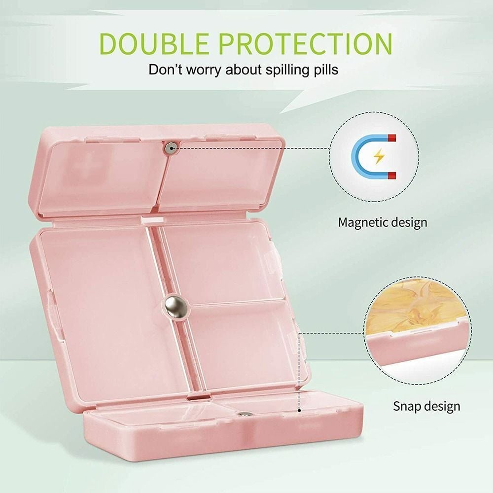 7 Compartments Portable Pill Case