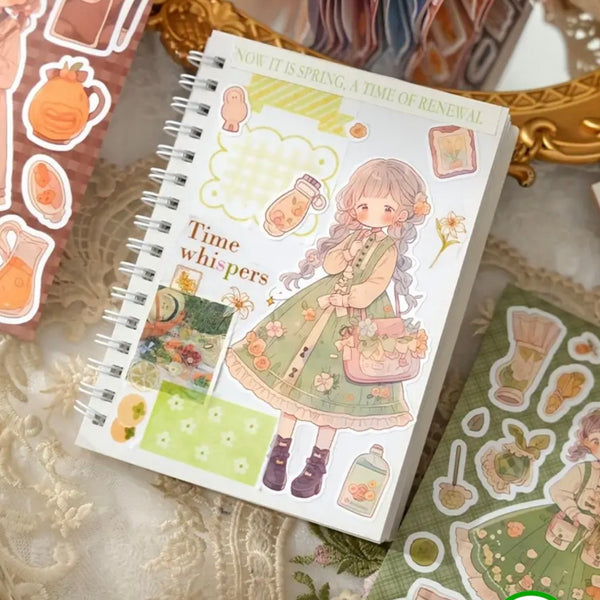 Girly Deco Stickers Book