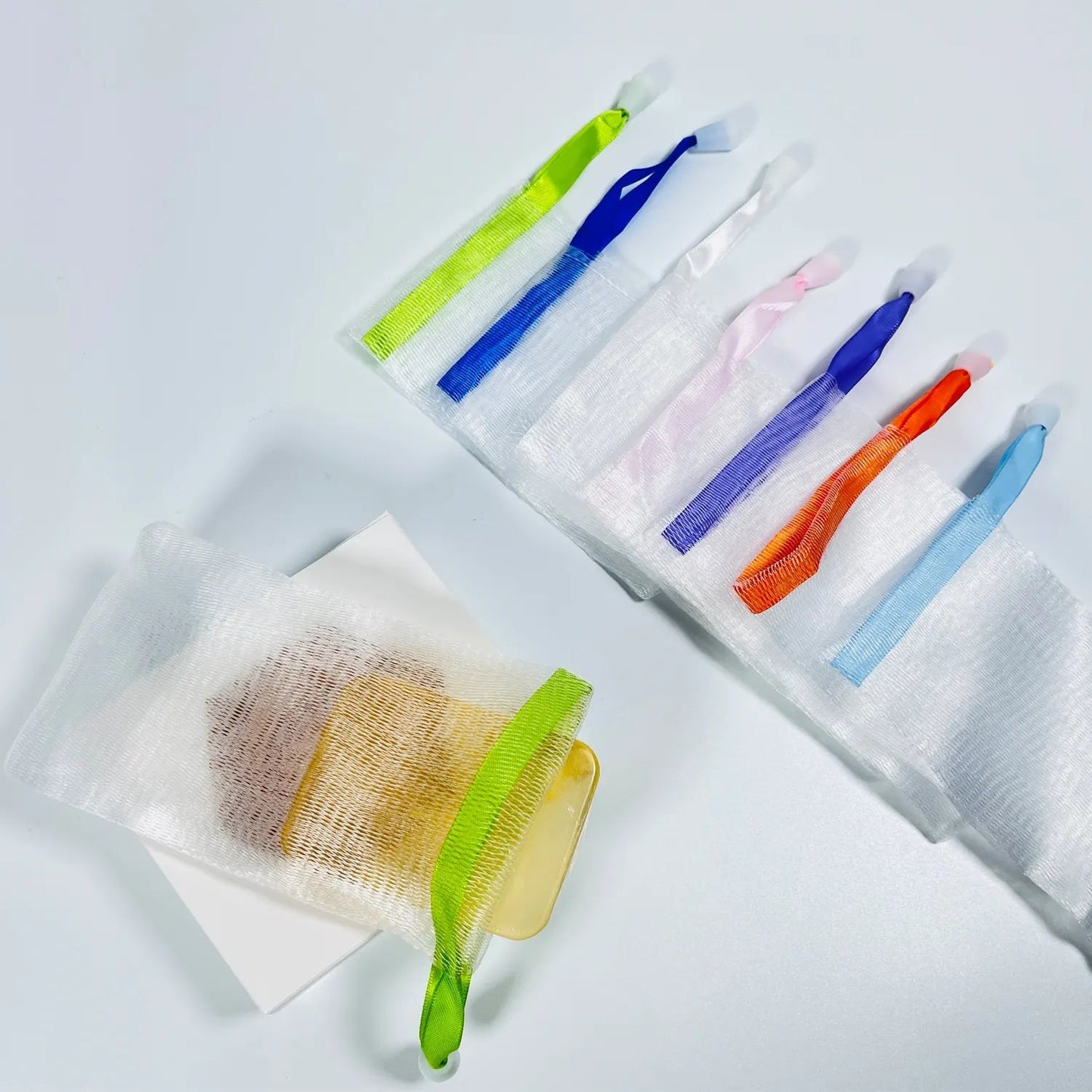 Mesh Soap Pouch(PACK OF 7)