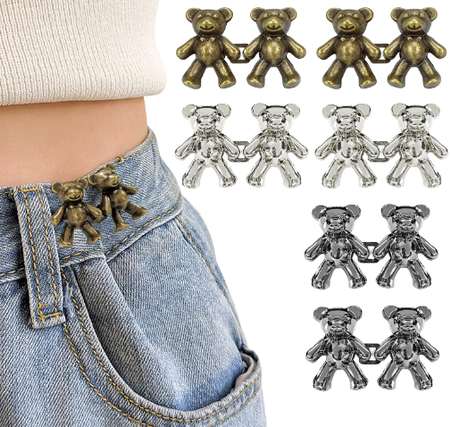 Cute Bear Clips for Pants (Pack of 2)