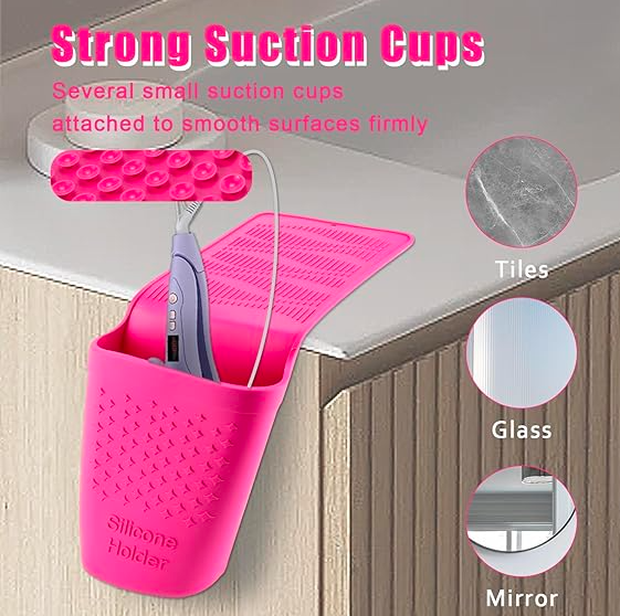 Silicone Brush and Dryer Organizer