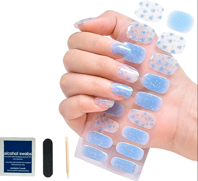 UV Gel Nail Stickers (Sheet of 20)