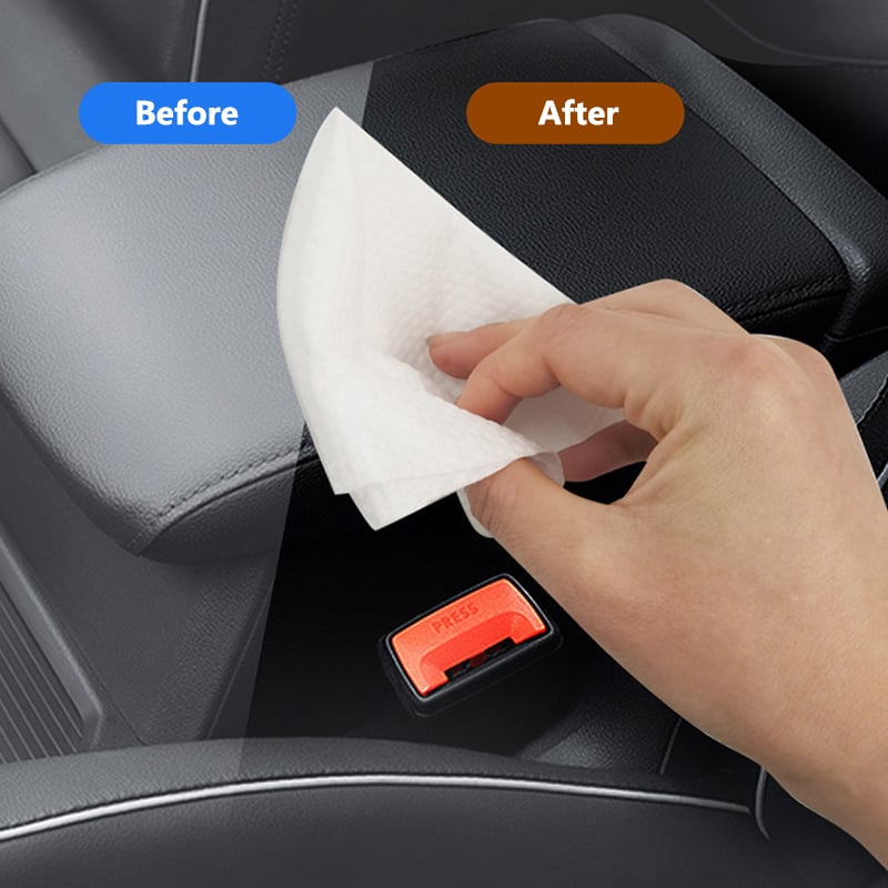 Car interior cleaning and polishing wipes (PACK OF 80)