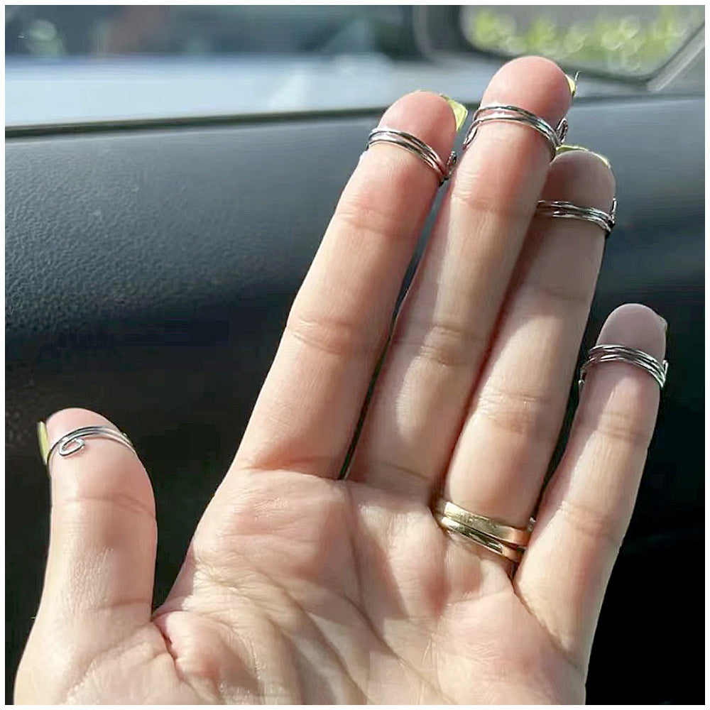 Adjustable Finger nail Rings